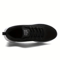 Women's Solid Running Shoes Flying Woven Mesh Breathable Walking Shoes
