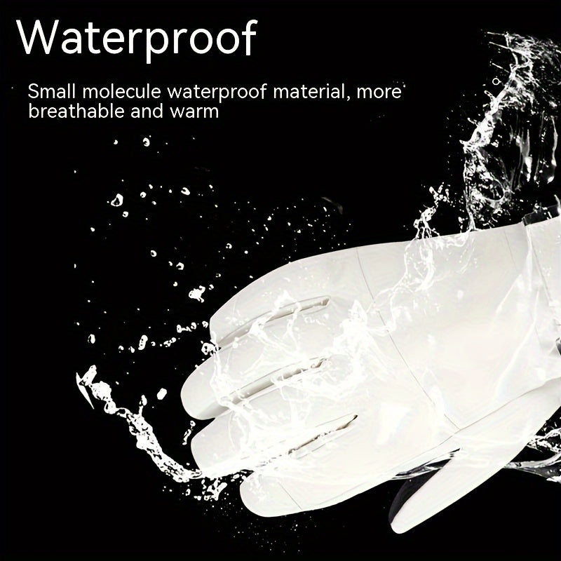 Warm Waterproof Skiing Gloves Touch Screen Outdoor Sports