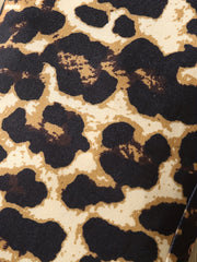 Girls Animal Print Bell Bottom Pants Elastic Waist Comfy Flared Pants