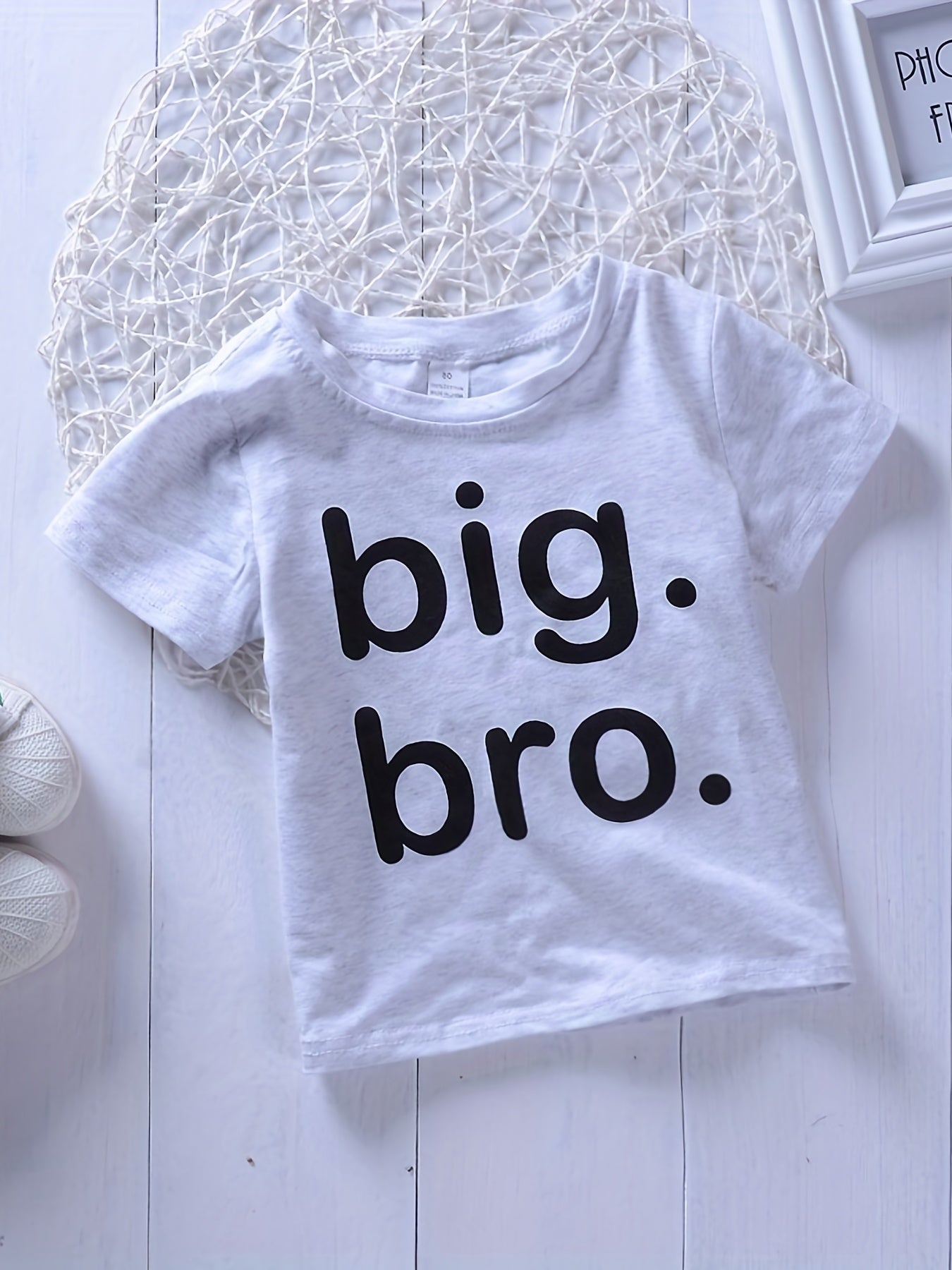 Toddler Baby Letter Print Tee Top