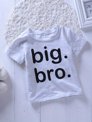 Toddler Baby Letter Print Tee Top