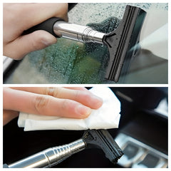 Car Rearview Mirror Wiper Retractable Car Glass Wiper Water Cleaner