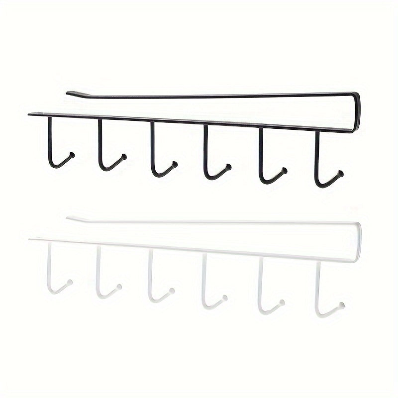 2pcs Kitchen Storage Rack Hanging Hook Cabinet Hanging Rack