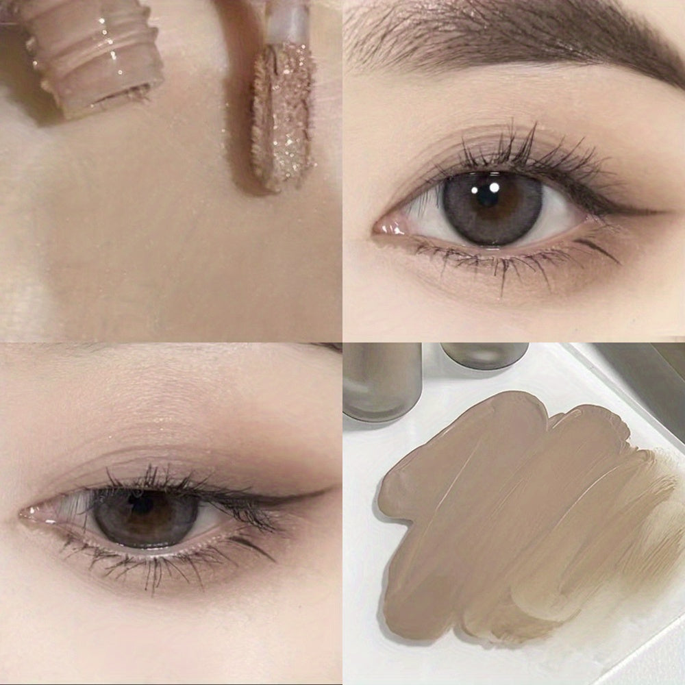 Long-Lasting Matte Liquid Eyeshadow in 4 Earth Tones