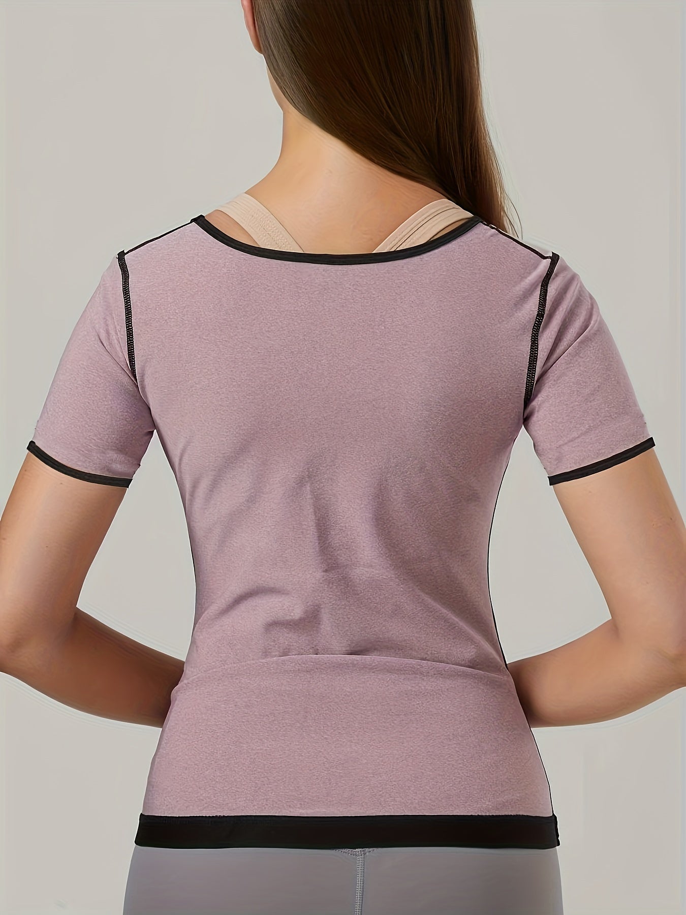 Slimmer Tops Crew Neck Short Sleeve Top Women's Underwear