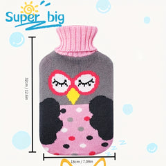 Christmas Hot Water Bag Cartoon Knitted Warm Hand Hot Water Bag