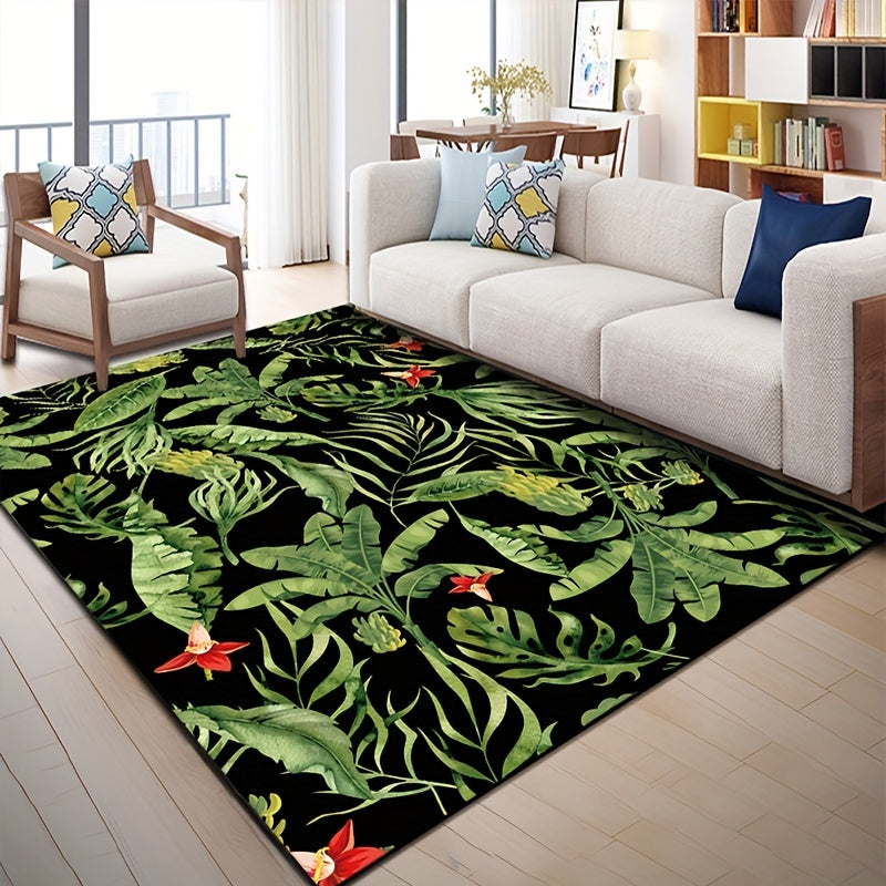 Large Area Rugs Soft Polyester Non Slip Floor Carpet Yoga Mat