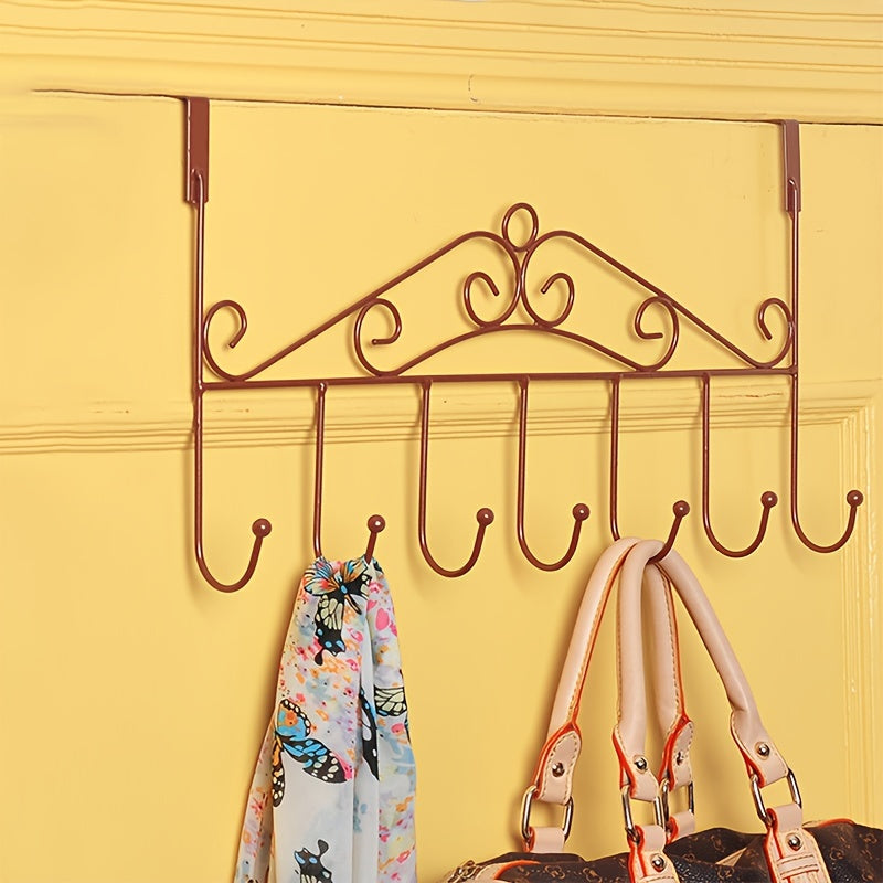 Over Door Hook Nail Clothes Hanger Door Back Clothes Hook Towel Rack Coat Rack