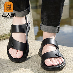 LAORENTOU Men's Wear resistant Sandals Quick Drying Summer