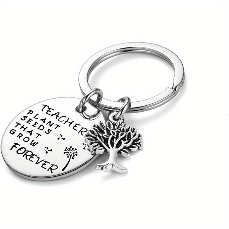 Teacher Keychain Thank You For Teacher Key Rings