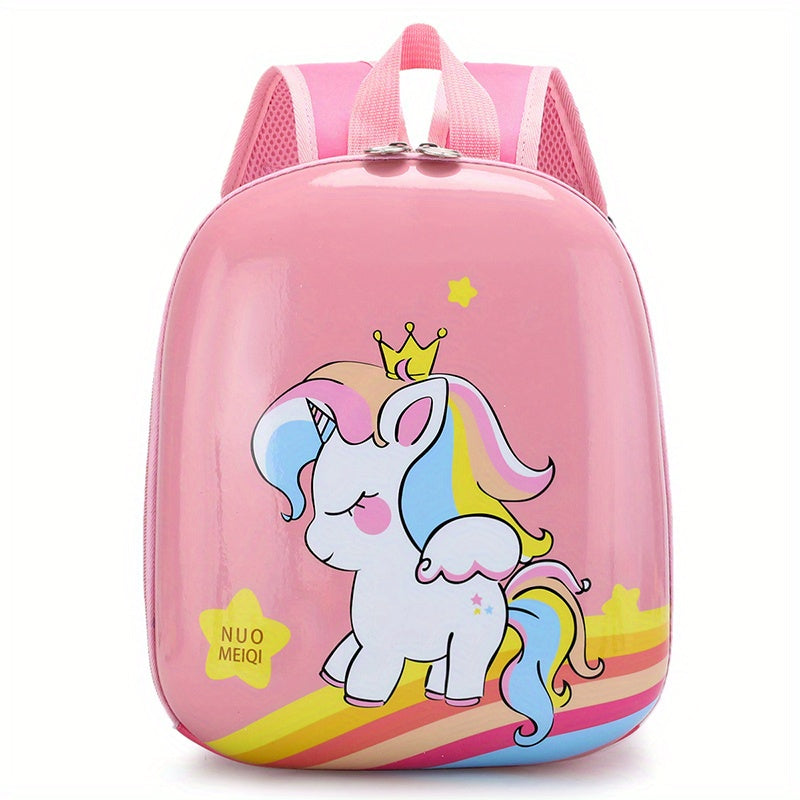 Eggshell Shape Kids Schoolbag Unicorn Dinosaur Backpack