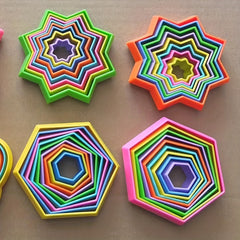 3D Magic Stereoscopic Fidget Toy Star Circle Stacking Toy