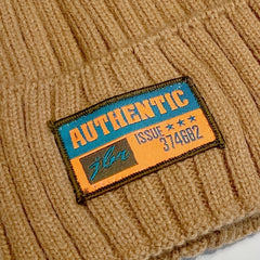 Candy Beanie Label Patch Unisex Knit Hat Coldproof Warm Ski Hat