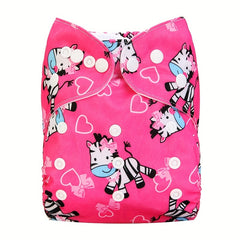 Reusable Cloth Diapers for Baby with Washable Design