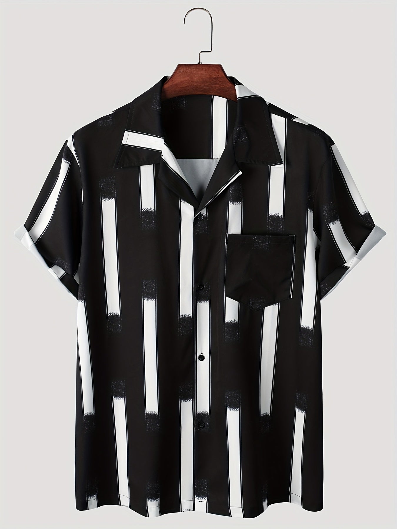 Men's Hawaiian Shirt Casual Button Up Short Sleeve for Summer Vacation