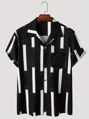 Men's Hawaiian Shirt Casual Button Up Short Sleeve for Summer Vacation