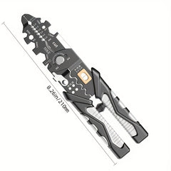 9 Inch 22 Wire Cutting Pliers Clamping Wire Striping Tool