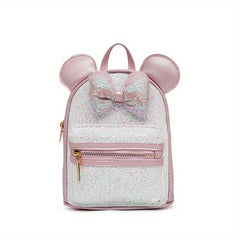 Children's Sequin Bow Ears Backpack