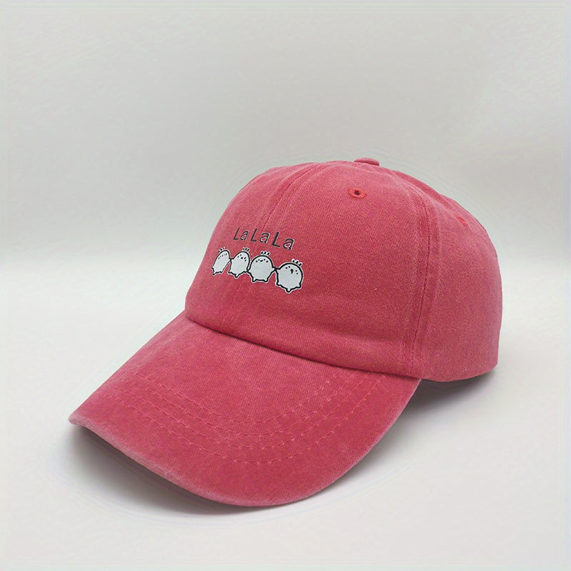 Lalala Pattern Retro Baseball Cap Men's Casual Hat