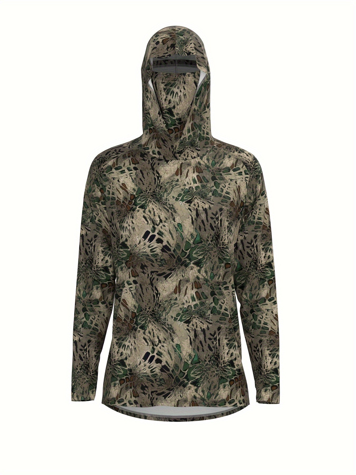 Outdoor Sun Protection Clothing Hooded Jacket Quick drying Breathable With Mask