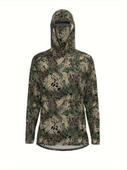 Outdoor Sun Protection Clothing Hooded Jacket Quick drying Breathable With Mask