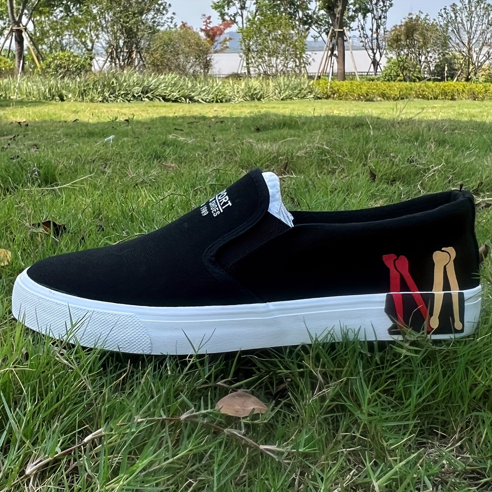 Men's Canvas Loafer Shoes Lightweight Slip On Shoes Spring Summer