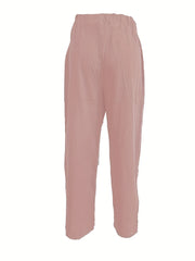Men's Solid Drawstring Sweatpants With Pockets