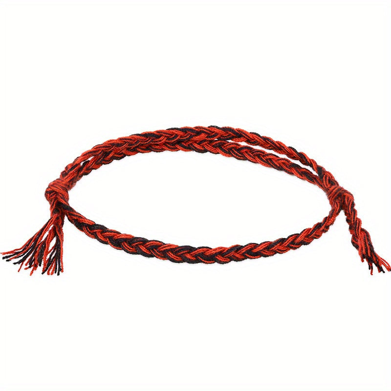 Braided Bracelet with Tassel - Gift for Her