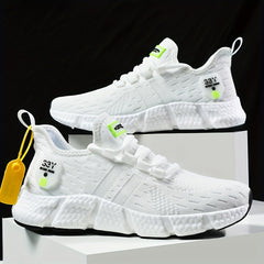 Women's Knit Running Shoes Breathable Sport Sneakers Low Top