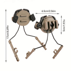 Fast Rail Mounts Headset Rail Adapter Helmet Holder Set