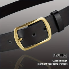 Men's PU Leather Belt Unisex Decorative Accessories for Pants Jeans