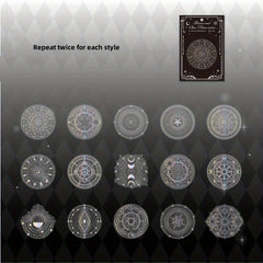 30pcs Flower Star River Decorative Stickers Scrapbooking Label Diary Plan