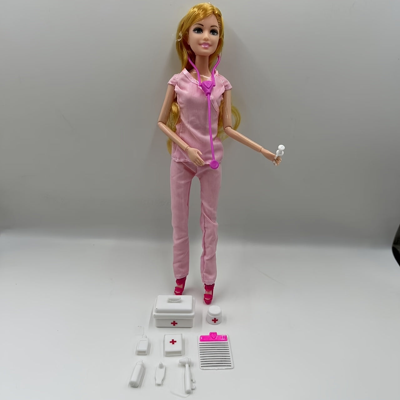 11.5 inch Joint Nurse Doctor Tool Doll Set