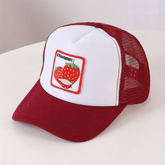 Fruit Patch Trucker Hat Sunshade Baseball Cap for Women