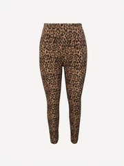 Leopard Print Skinny Leggings Elastic Waist Stretchy Leggings