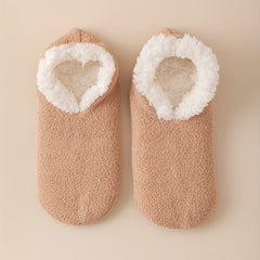Plush Ankle Socks Women's Stockings Soft & Warm Low Cut Hosiery