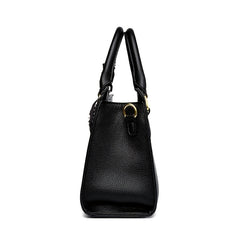 Crocodile Pattern Tote Bag Large Capacity Satchel Purse Scarf Decor Shoulder Bag