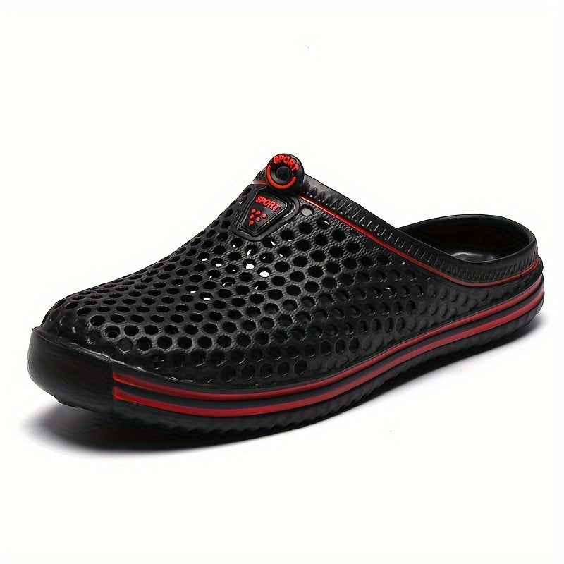 Women's Lightweight Solid Hole Shoes for Outdoor Comfort