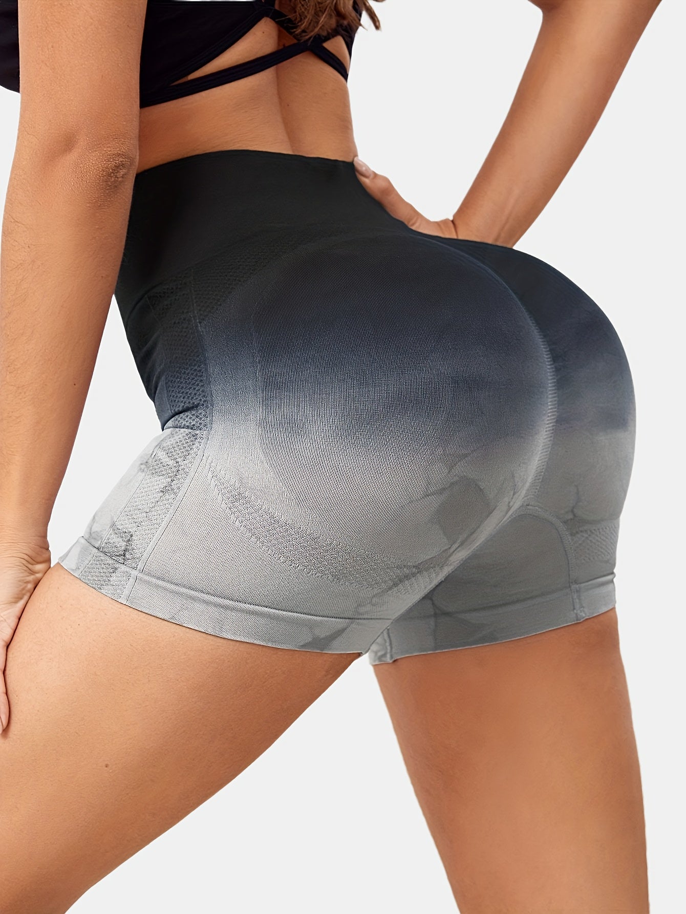 Tie Dye High Waist Sports Shorts for Women