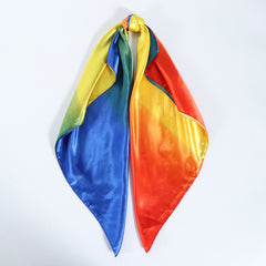 Gradient Silk Scarf Large Square Scarf 90x90cm