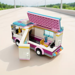 Grain City Dining Car Building Block Set Mini Kitchenware Toys
