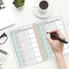 Blood Sugar Record Book for Elders, Daily Health Tracker