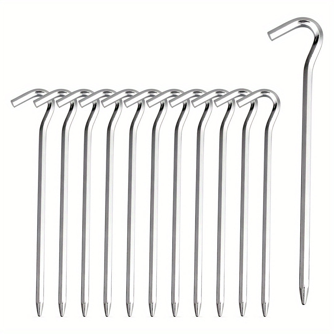 10pcs Tent Nails 7 Inch Garden Camping Awnings Nails