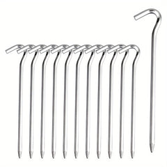 10pcs Tent Nails 7 Inch Garden Camping Awnings Nails