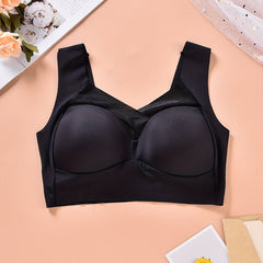 Seamless Wireless Sports Bra Comfy & Breathable Fitness Yoga Bra