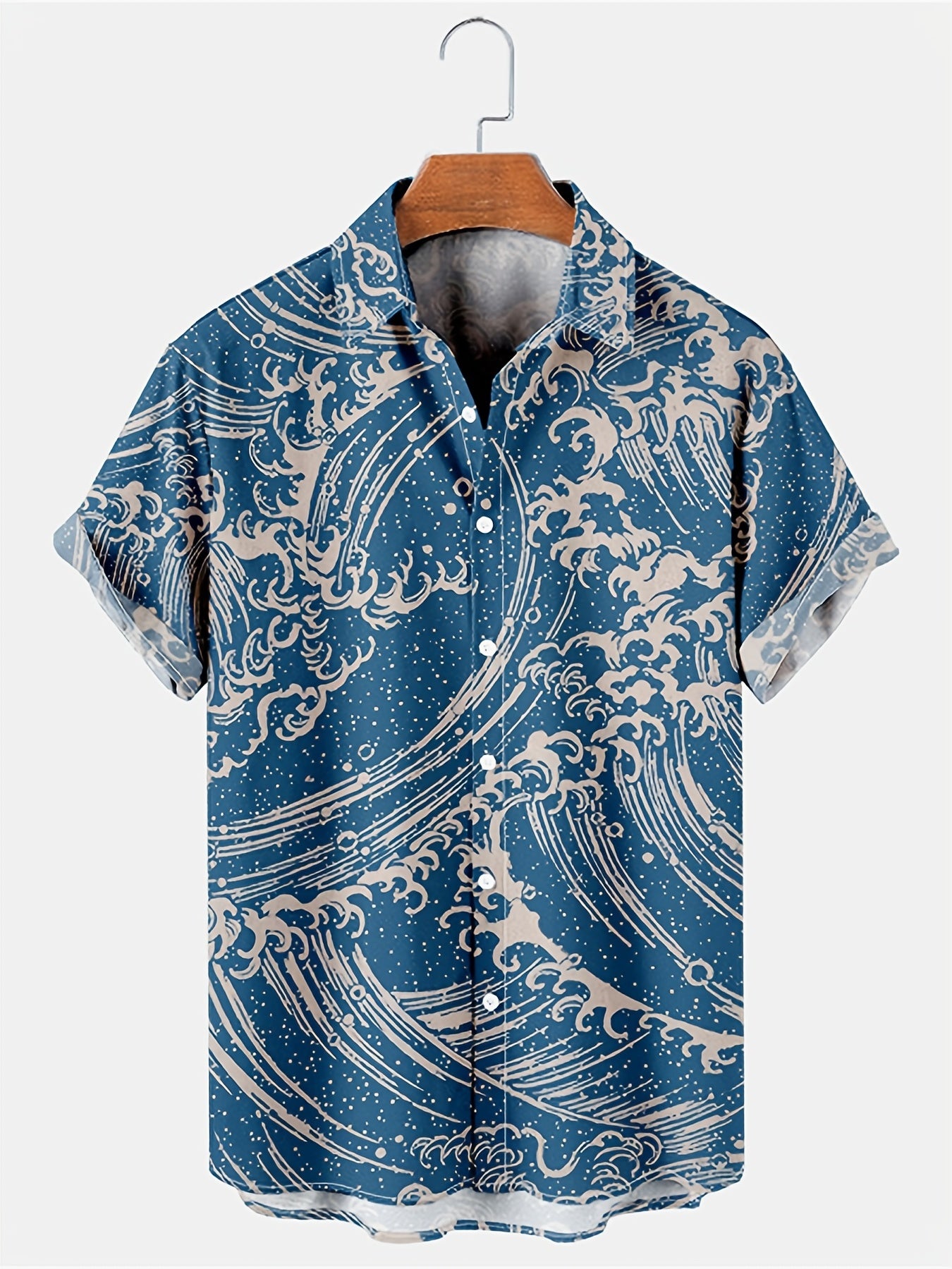 Men's Short Sleeve Button Down Casual Shirts