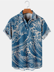 Men's Short Sleeve Button Down Casual Shirts