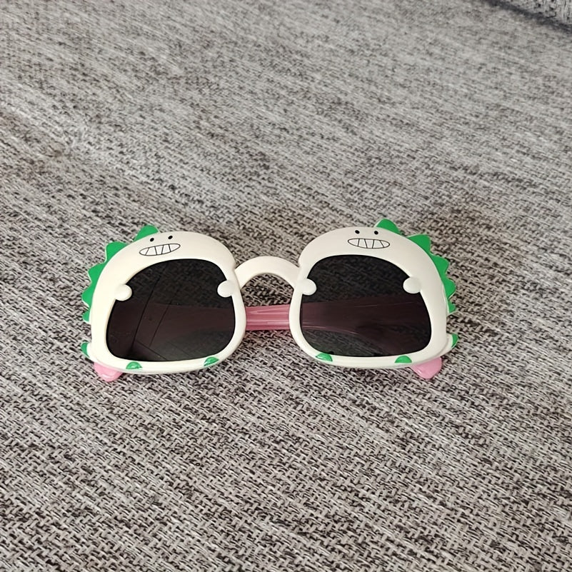 Cartoon Dinosaur Frame Sunglasses UV Protection Kids Summer Accessories