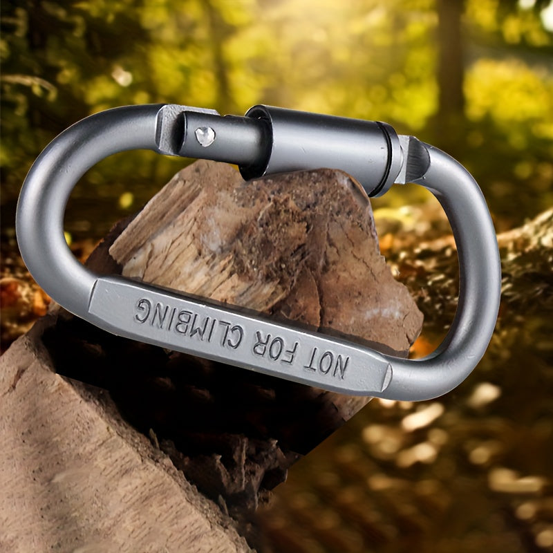 2pcs Aluminum Carabiners Hanging Buckle Quick Buckle