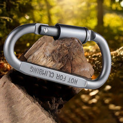 2pcs Aluminum Carabiners Hanging Buckle Quick Buckle